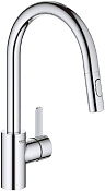 Grohe Eurosmart Cosmopolitan Смеситель для кухни, с выдвижным изливом, цвет: хром 31481001