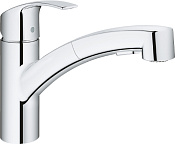 Grohe Eurosmart Смеситель для кухни, выдвижной излив, цвет: хром 30305000