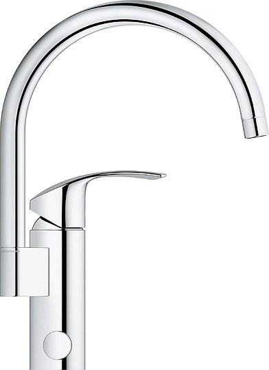 Grohe Eurosmart Смеситель для кухни, с поворотным изливом, цвет: хром 33202002