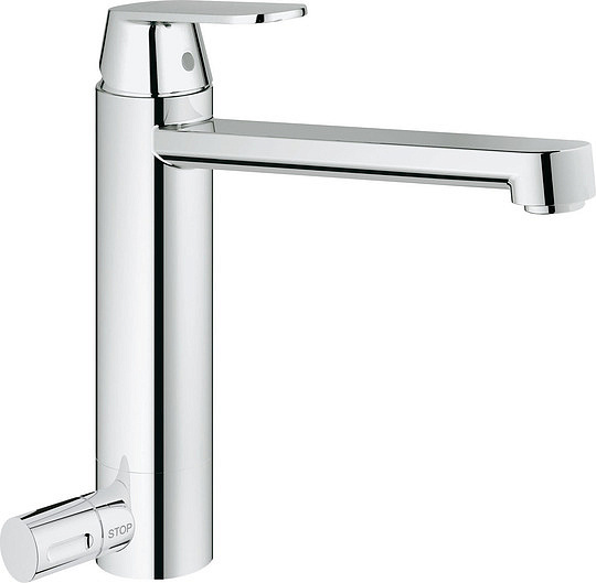 Grohe Eurosmart Cosmopolitan Смеситель для кухни, с запорным вентилем, цвет: хром 30195000
