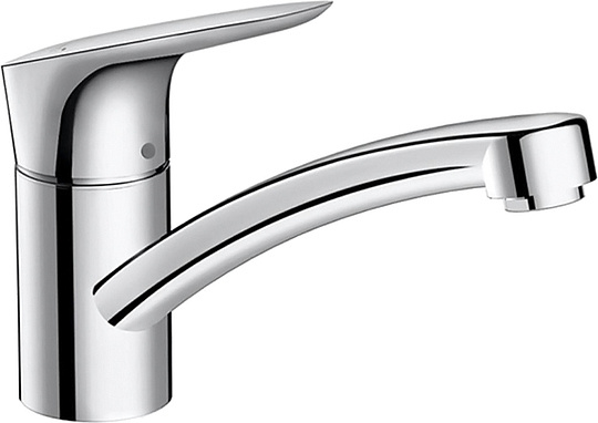 Hansgrohe Logis Смеситель для кухонной мойки однорычажный 120, цвет: хром 71830000