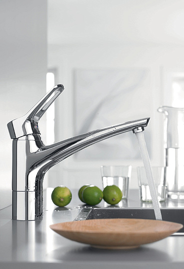 Kludi MX Смеситель для кухни рычажный, высота излива 16,6 см, цвет: хром 399040562