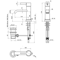 Bongio Tmix15 Смеситель для раковины, цвет хром 08521CRPR