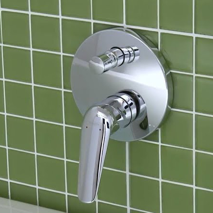 Hansgrohe Novus Смеситель для ванны встраиваемый на 2 потребителя, внешняя часть, цвет: хром 71045000