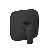 Hansgrohe Talis E Смеситель для душа встраиваемый, внешняя часть, цвет: матовый черный 71765670