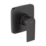 Hansgrohe Vernis Shape Смеситель для душа встраиваемый, внешняя часть, цвет: матовый черный 71658670