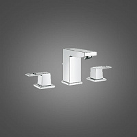 Grohe Eurocube Смеситель для раковины вентильный, с д/к, длина излива 9,7 см, цвет: хром 20351000