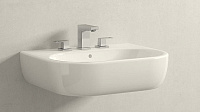 Grohe Eurocube Смеситель для раковины вентильный, с д/к, длина излива 9,7 см, цвет: хром 20351000