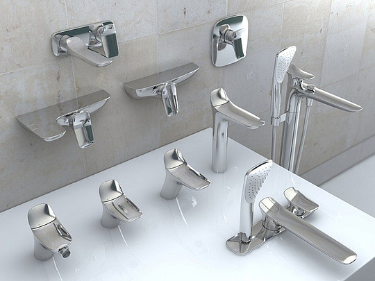 Kludi Ambienta Смеситель для ванны и душа DN 15 настенный, цвет: хром 534450575