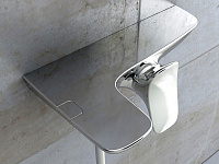 Kludi Ambienta Смеситель для ванны и душа DN 15 настенный, цвет: хром 534450575