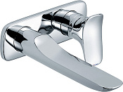 Kludi Ambienta Смеситель для раковины встраиваемый, внешняя часть, излив 19 см, цвет: хром 532440575