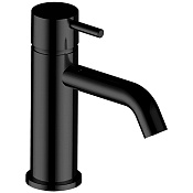 Cisal Less New Смеситель для раковины, без донного клапана, длина излива 12 см, цвет: night black LN00054040