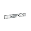 Hansgrohe RainSelect Термостат для душа встраиваемый на 4 потребителя, внешняя часть, цвет: хром 15382000