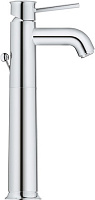 Grohe BauClassic Смеситель для раковины, с д/к, высота излива 23,4 см, цвет: хром 32868000