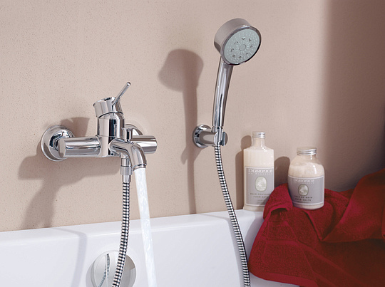 Grohe BauClassic Смеситель для ванны, накладной, цвет: хром 32865000