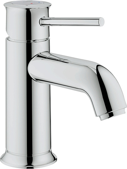 Grohe BauClassic Смеситель для раковины, без донного клапана, цвет: хром 23162000