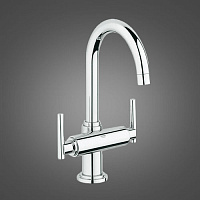 Grohe Atrio Смеситель для раковины вентильный, с д/к, длина излива 15,3 см, цвет: хром 21022000