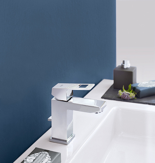 Grohe Eurocube Смеситель для раковины, с д/к, длина излива 9,8 см, цвет: хром 2312700E