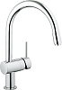 Grohe Minta Смеситель для кухни, с вытяжным изливом, цвет: хром 32918000