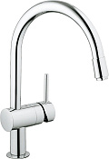 Grohe Minta Смеситель для кухни, с вытяжным изливом, цвет: хром 32918000