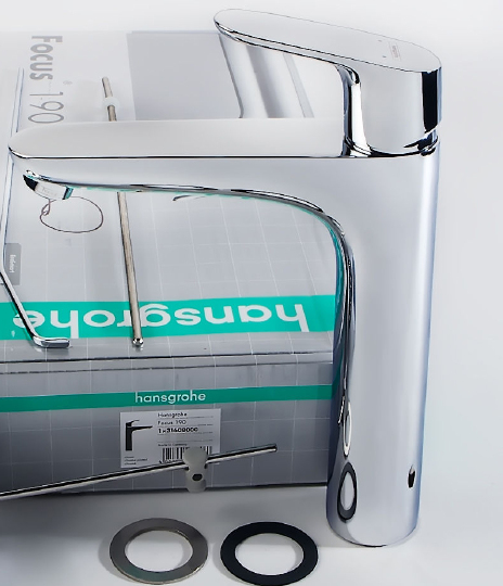 Hansgrohe Focus Смеситель для раковины, с донным клапаном, цвет: хром 31608000