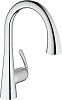 Grohe Zedra Смеситель для кухни, с выдвижным изливом, цвет: хром 32294001