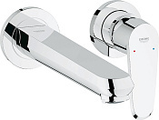 Grohe Eurodisc Cosmopolitan Смеситель для раковины встраиваемый, длина излива 22,5 см, цвет: хром 19974002