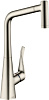 Hansgrohe Metris Смеситель для кухонной мойки, с выдвижным изливом цвет: нержавеющая сталь 14820800