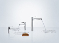 Hansgrohe Talis E Смеситель для раковины, с донным клапаном, цвет: хром 71716000