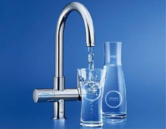 Grohe Blue Смеситель для кухни, с фильтром, цвет: хром 33249001