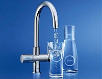 Grohe Blue Смеситель для кухни, с фильтром, цвет: хром 33249001