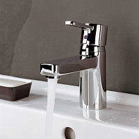 Kludi Zenta Смеситель для раковины, без д/к, длина излива 10,6 см, цвет: хром 382510575