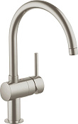 Grohe Minta Смеситель для кухни, с поворотным изливом, цвет: суперсталь 32917DC0