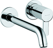 Kludi Zenta Смеситель для раковины встраиваемый, внешняя часть, излив 23 см, цвет: хром 382450575