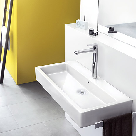 Hansgrohe Metris Смеситель для раковины, с донным клапаном, цвет: хром 31082000