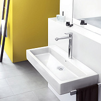Hansgrohe Metris Смеситель для раковины, с донным клапаном, цвет: хром 31082000