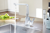 Grohe Eurocube Смеситель для кухни, цвет: хром 31255000