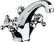 Kludi 1926 Смеситель для раковины, c д/к, длина излива 14 см, цвет: хром 510100520