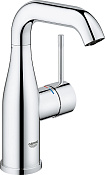 Grohe Essence New Смеситель для раковины высокий, без д/к, высота излива 16 см, цвет: хром 23463001