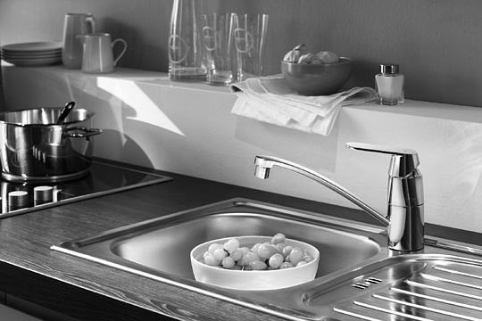 Grohe Eurosmart Cosmopolitan Смеситель для кухни, с поворотным изливом, цвет: хром 32842000