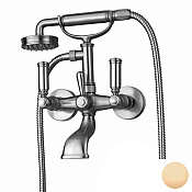 Bossini Liberty Смеситель наружный для ванной с переключателем, цвет: antique brass, bronze Z001103.022