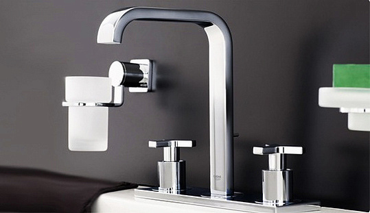 Grohe Allure Смеситель для раковины вентильный, длина излива 16 см, цвет: хром 20143000