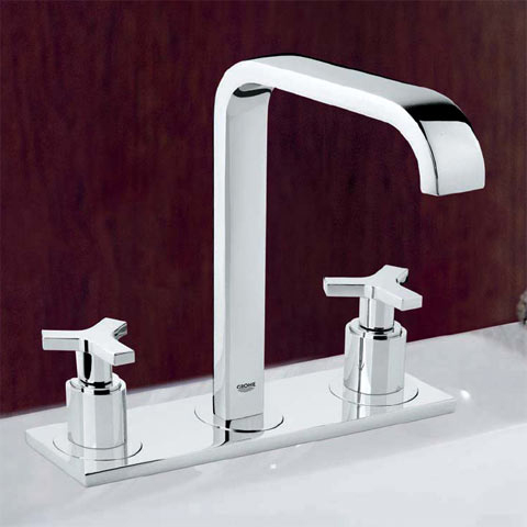 Grohe Allure Смеситель для раковины вентильный, длина излива 16 см, цвет: хром 20143000