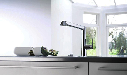 Grohe K7 Смеситель для кухни, с выдвижным изливом, цвет: хром 32176000