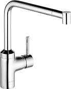 Kludi L-Ine Смеситель для кухни с выдвижным изливом, высота излива 27,5 см, цвет: хром 428210577