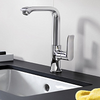 Hansgrohe Metris Смеситель для раковины, с донным клапаном, цвет: хром 31087000