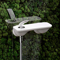 Kludi Balance Смеситель для душа DN 15 настенный, цвет: белый/хром 527109175