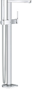 Grohe Plus Смеситель для ванны напольный, с ручным душем и шлангом, цвет: хром 23846003