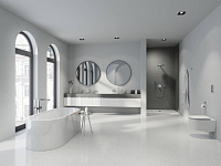 Grohe Plus Смеситель для ванны напольный, с ручным душем и шлангом, цвет: хром 23846003