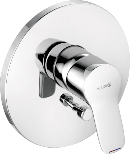 Kludi Pure&Easy Смеситель для ванны встраиваемый, внешняя часть, цвет: хром 374190565